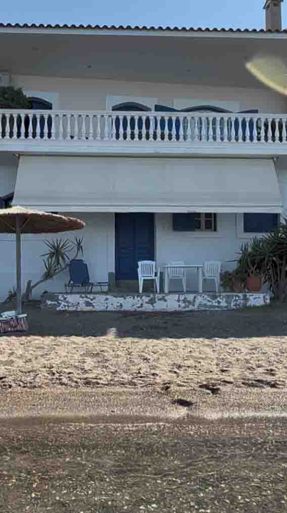 seaside view of the house